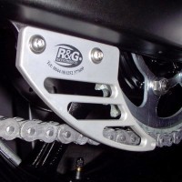 Chránič řetězu, hliník, YZF-R6 '03-'05 / Daytona 675 / Street Triple, stříbrný